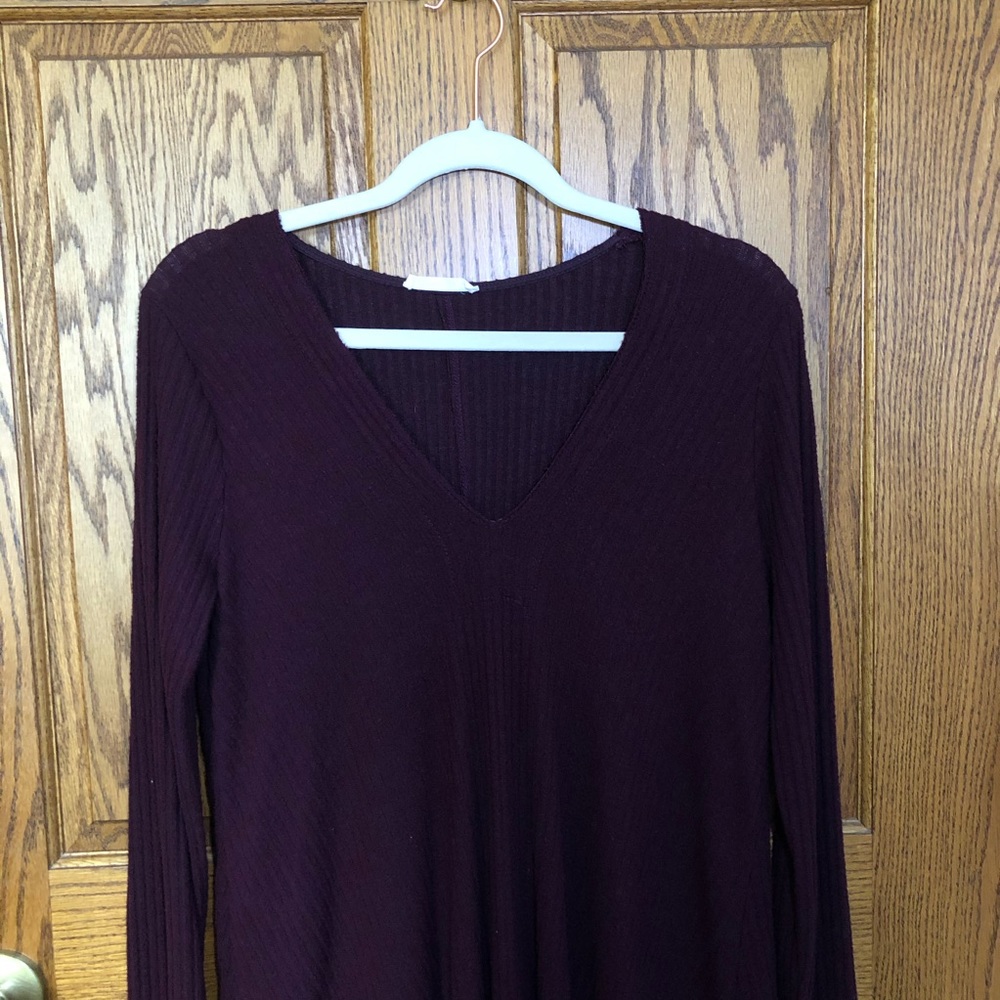 Maroon Knot Dress